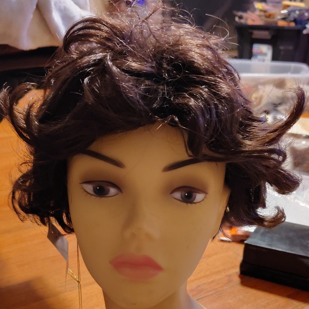 Stylish Brown Curly Wig for Women